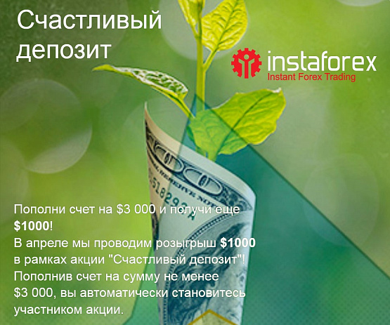 Акция "Счастливый депозит" от компании Инстафорекс – рисунок bestforexbrokers.pro Рисунок: До 1 000 долларов на депозит от Инстафорекс